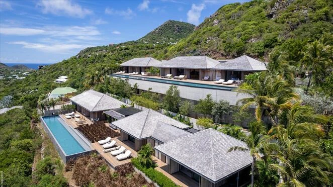 An exceptional design led and newly constructed architectural masterpiece overlooking Marigot Bay on the beautiful island of Saint Barth.