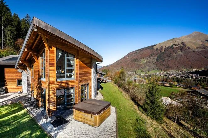 A unique contemporary chalet for sale in Morzine.