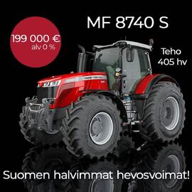 Massey Ferguson 8740 S DynaVT *kesän kuumin kampanja*