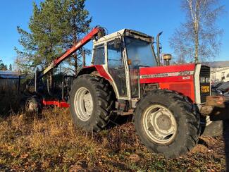 Massey Ferguson 390 ja Patu 750 metsäpaketti